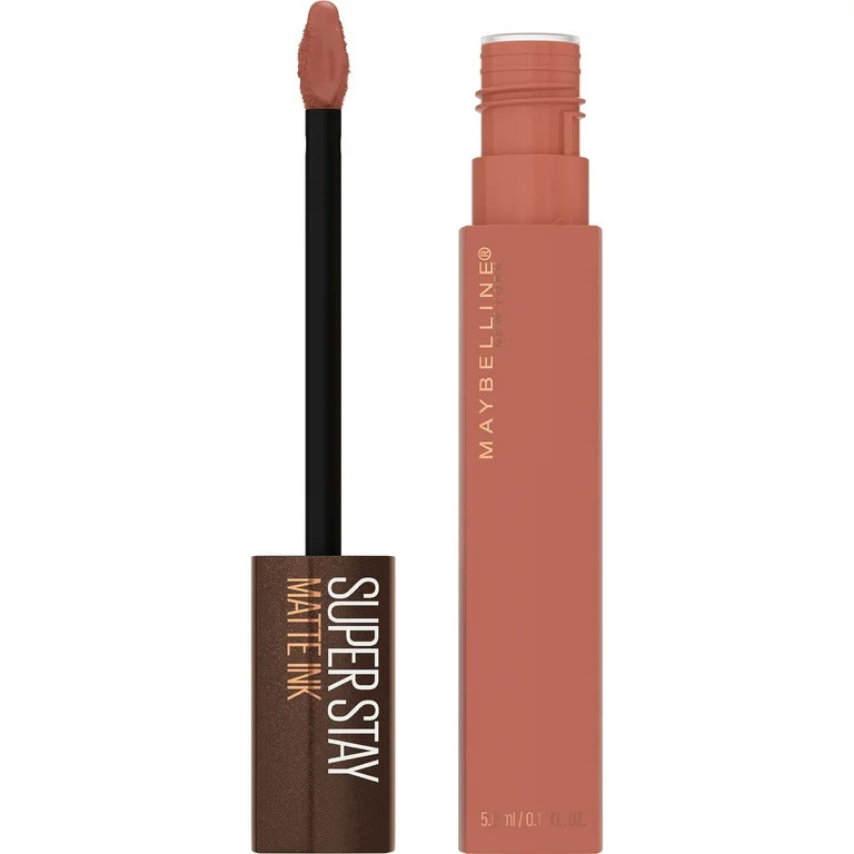 Maybelline SuperStay Matte Ink Liquid Lipstick, Coffee Edition, Hazelnut Hypnotizer, 0.17 fl. oz. | Walmart (US)