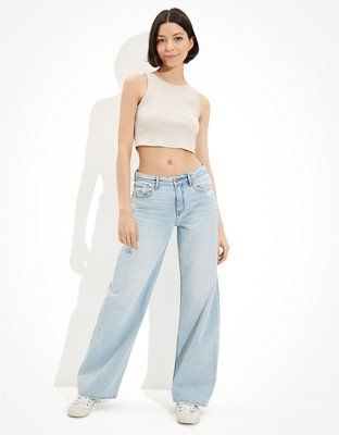 AE Low-Rise Baggy Wide-Leg Jean | American Eagle Outfitters (US & CA)