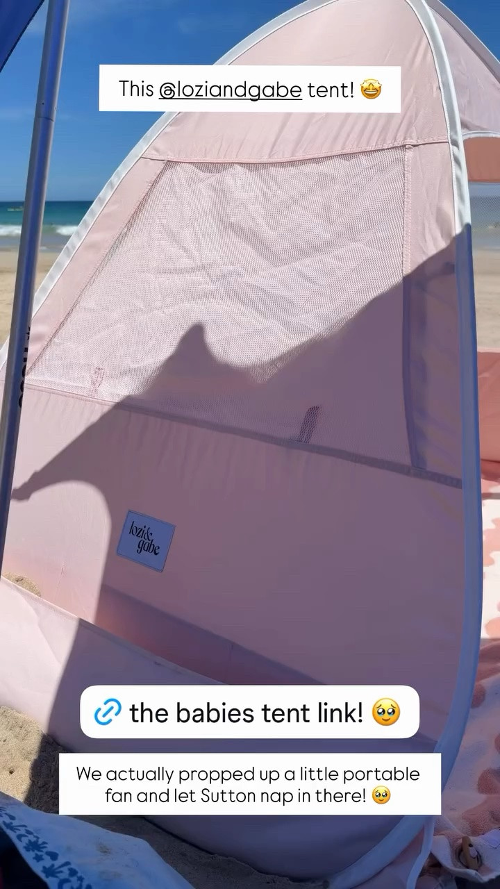 We actually propped up a little portable fan and let Sutton nap in there! 🥹 This Lozi & Gabe tent! 🤩

#LTKKids #LTKmomlife #LTKTravel
