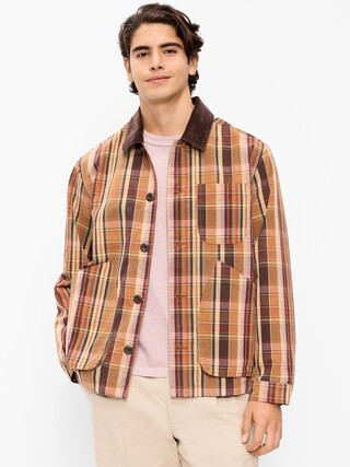 Loose Canvas Workwear Jacket | Old Navy (US)