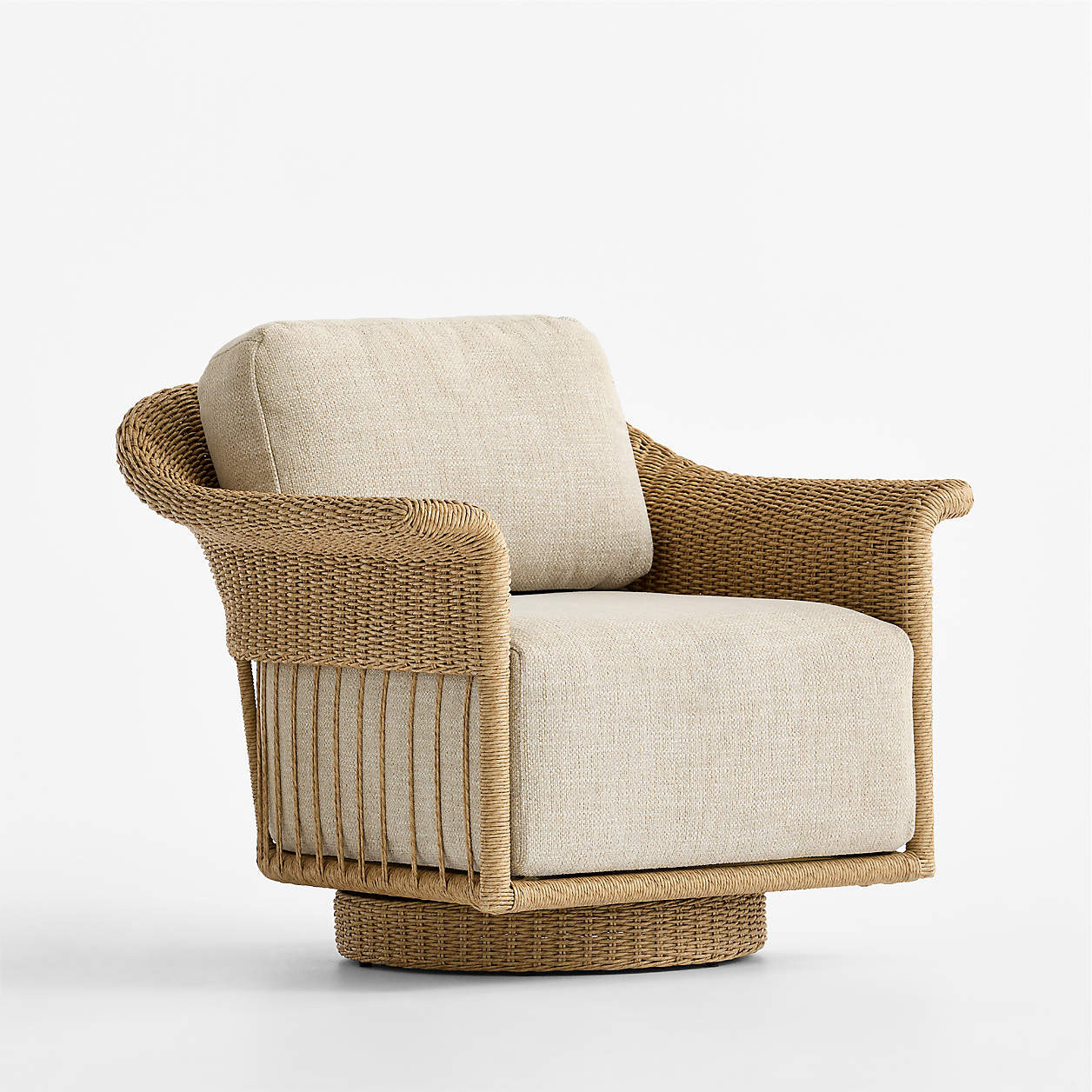 Fiji Fabric in Oat | Crate & Barrel