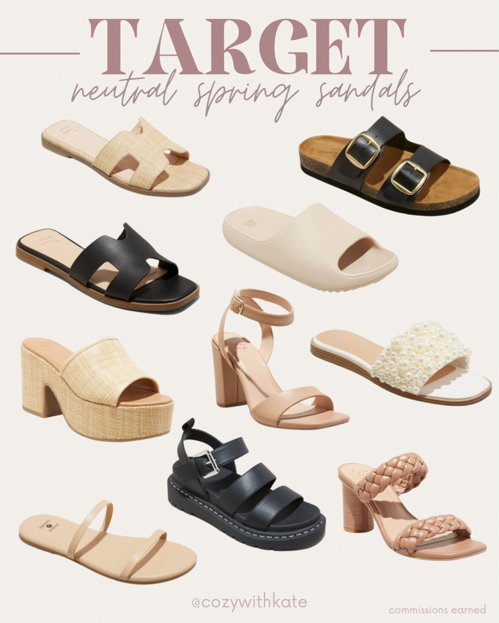 Target neutral spring sandals! Currently 20% off! 

#LTKfindsunder50 #LTKsalealert #LTKSpringSale