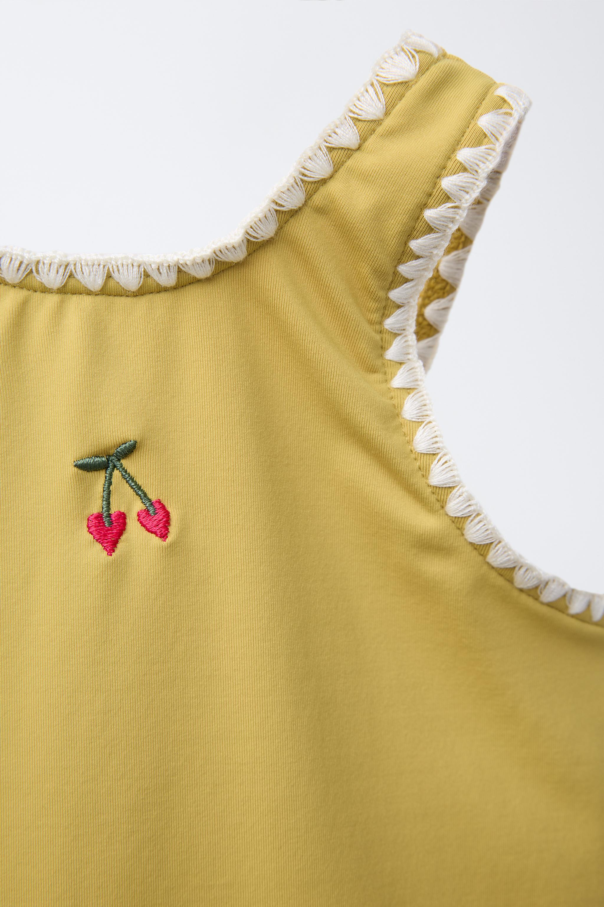 2-6 YEARS/ EMBROIDERED SWIMSUIT | Zara US