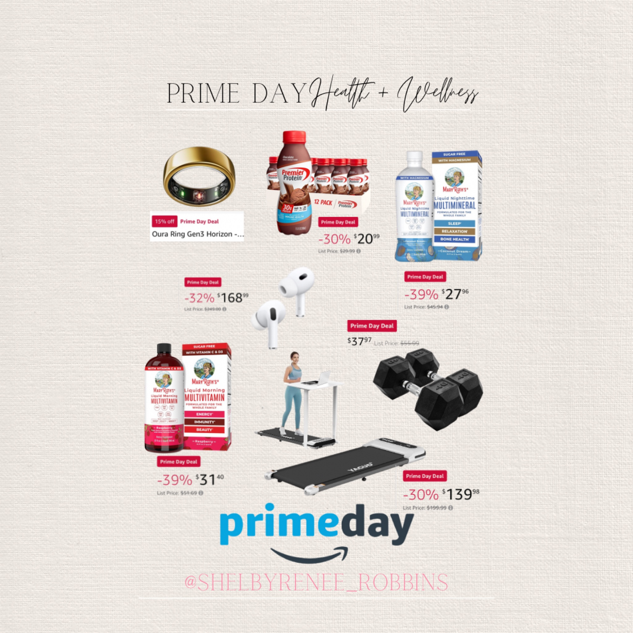 Amazon prime day health and wellness deals 

#LTKHome #LTKFitness #LTKSaleAlert