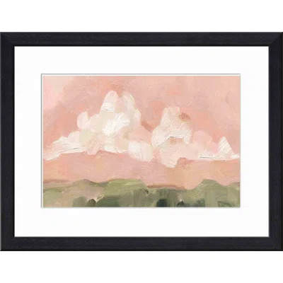 Pink Haze Sunset I by Emma Scarvey - Picture Frame Painting | Wayfair North America