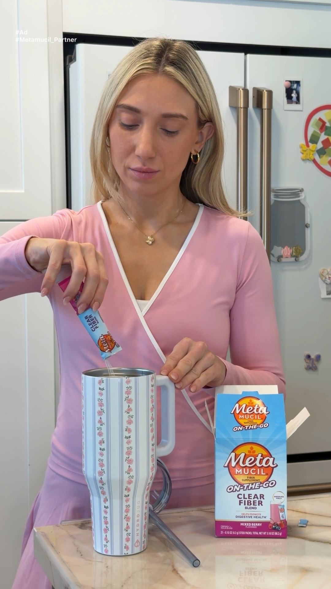 So if you didn’t know already… #Ad #Metamucil_Partner Fiber IS the NEW protein! #ad When your gut is off, your whole body feels off. I’ve been adding in daily fiber to my routine and it’s been so helpful for my energy, mood and just overall health. I’m doing my best to fibermax with @metamucil. It’s the #1 doctor-recommended fiber brand, which makes me feel confident adding it to my routine. You can easily grab it on your next @target trip! #TargetPartner #Target

†Diets low in saturated fat and cholesterol that include 7 grams of soluble fiber per day from psyllium husk, as in Metamucil, may reduce the risk of heart disease by lowering cholesterol.  One serving of Metamucil has 2.4 grams of this soluble fiber.