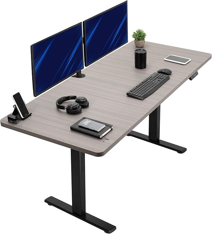 VIVO Electric 71 x 30 in Standing Desk, Memory Height Adjustment, 1B Series, Holds 220 lbs, Dark ... | Amazon (US)