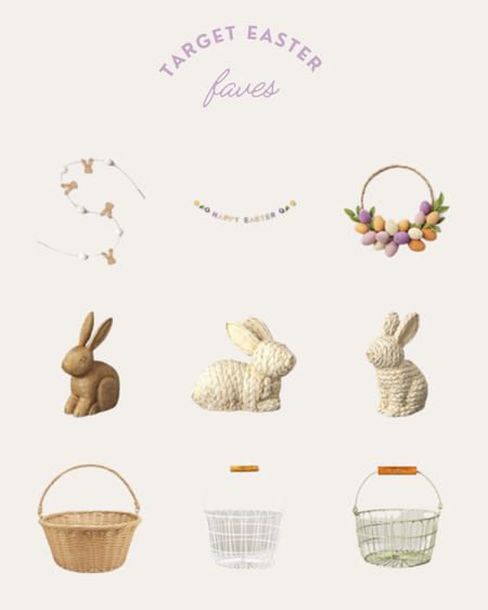 Check out my favorite Easter decor and Easter baskets from Target! 

#LTKGiftGuide #LTKSeasonal #LTKhome