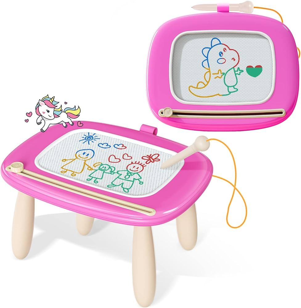 Kikidex Toddler Toys for 1 2 3 Years Old, Sturdy Magnetic Doodle Scribbler Board, Entertainment Toys | Amazon (US)