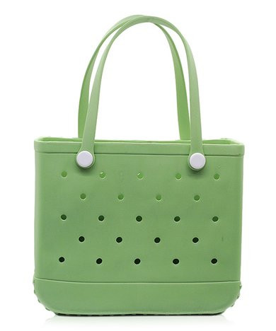 Boolore Green Cutout Beach Travel Storage Tote | Zulily