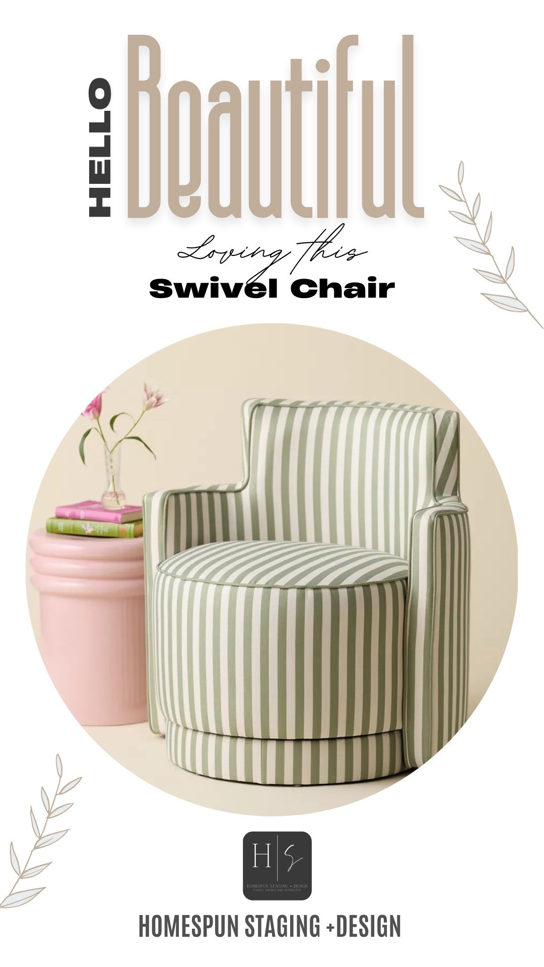 Loving this spring swivel chair 🪑 #springrefresh

#LTKHome #LTKSeasonal