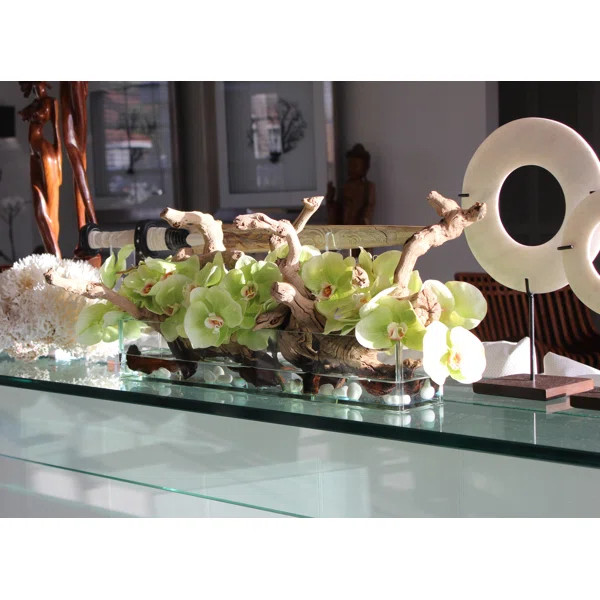 Orchids Floral Arrangements in Planter | Wayfair North America