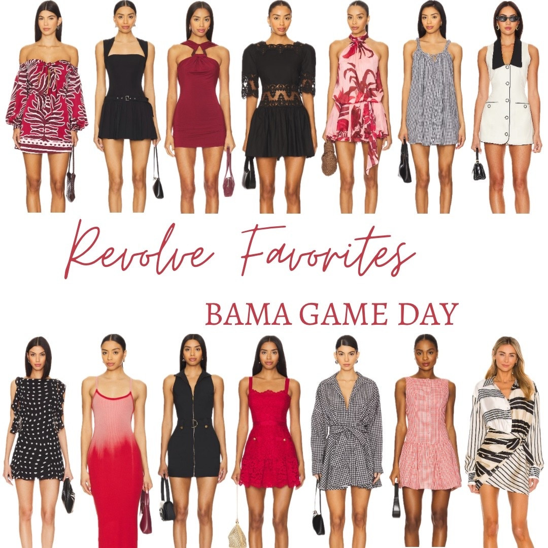 Alabama game day outfits 🖤🐘 

#LTKFallSale #LTKStyleTip #LTKSeasonal