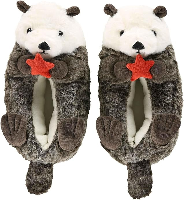 Lazy One Animal Critter Slippers for Kids and Adults, Cute and Cozy Slippers | Amazon (US)