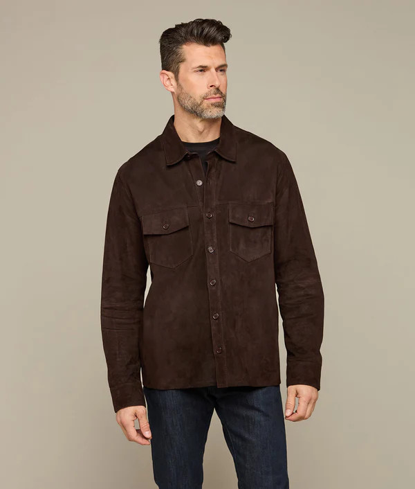 Suede Shacket | Lucchese Bootmaker