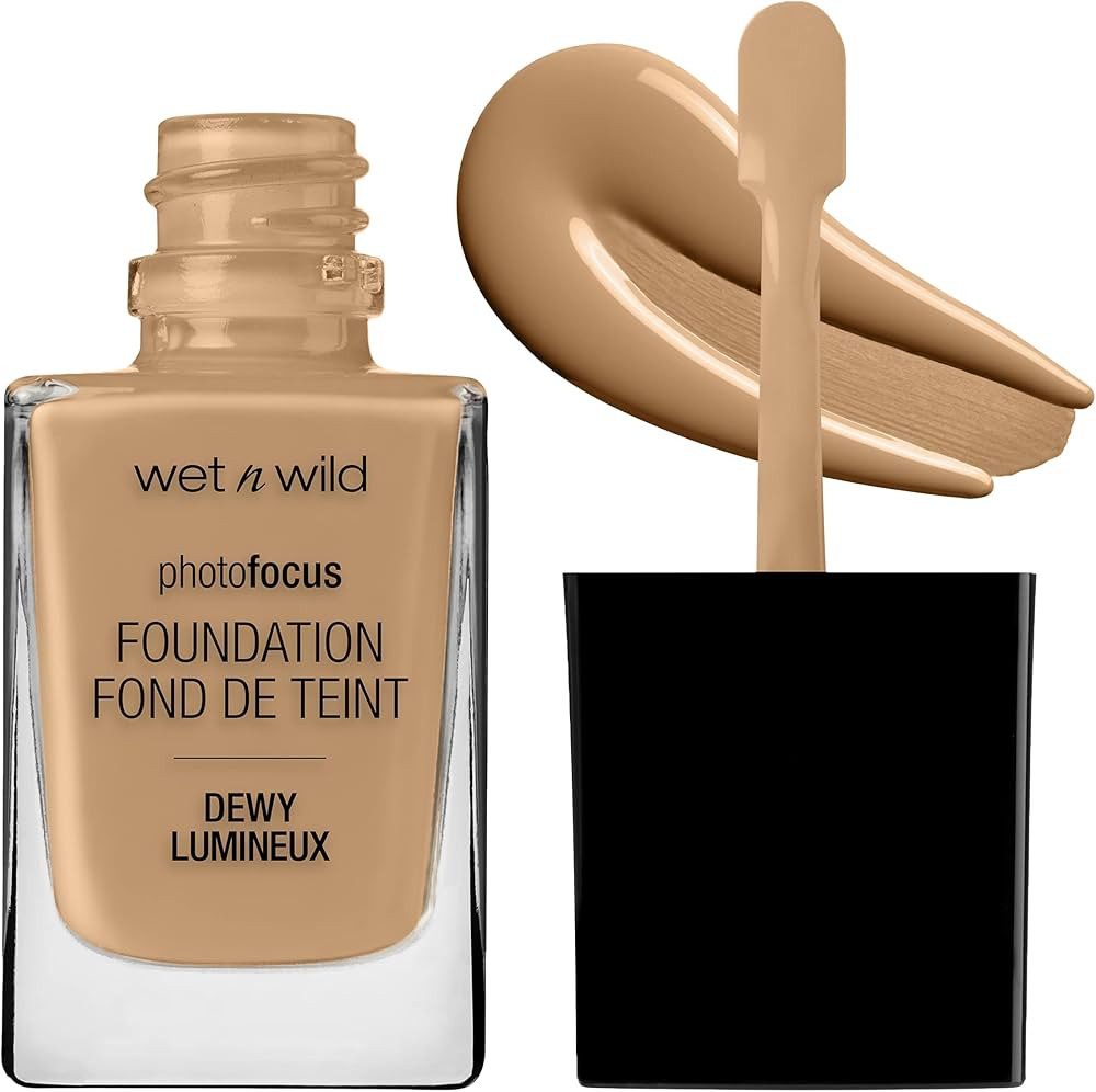 wet n wild Photo Focus Dewy Liquid Foundation Makeup, Amber Beige | Amazon (US)