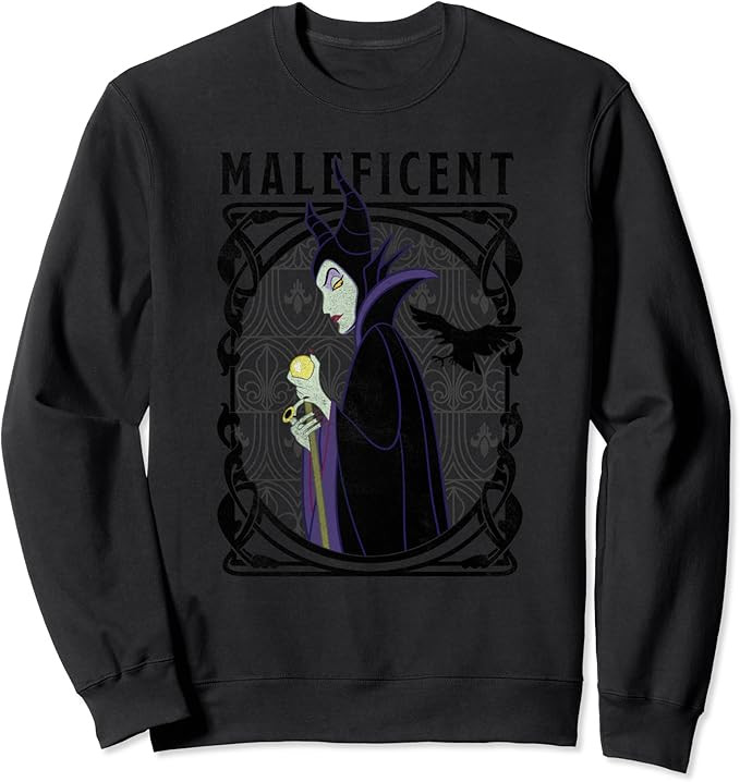 Disney Villains Maleficent Side Look Poster Sweatshirt | Amazon (US)