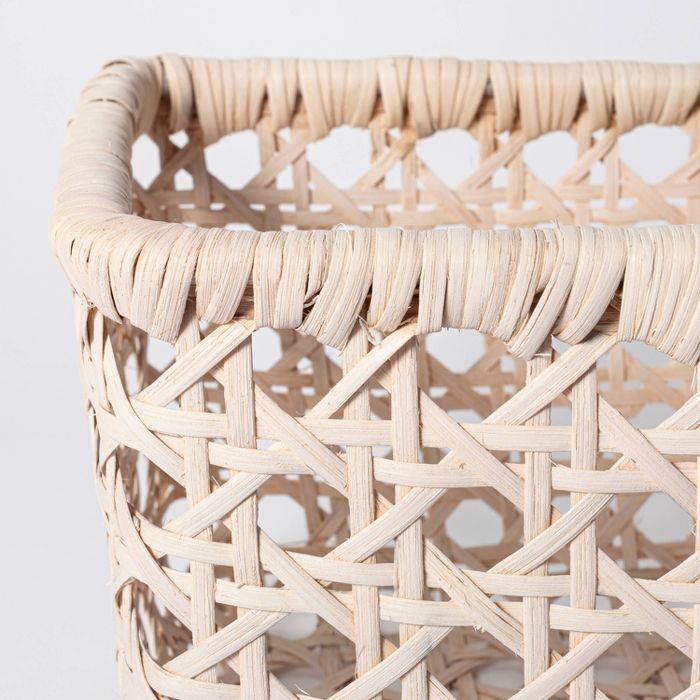 11" x 8" Rattan Turntum Weave Basket Natural - Threshold™ designed with Studio McGee | Target