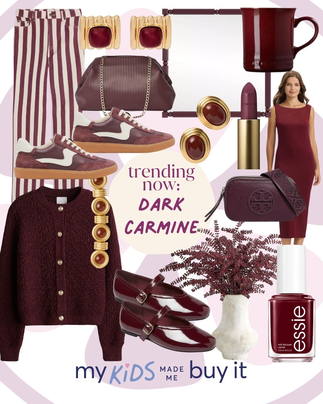 Bold, rich, and effortlessly on-trend — dark carmine is the color to watch this season. Whether you're styling a statement piece or layering for fall, this deep red hue adds instant luxury to any look. ✨
Shop my exact picks via LTK — linked + ready to elevate your wardrobe.

#DarkCarmineTrend #FallFashion2025 #LTKFallStyle #ColorCrush #LTKTrendAlert #OOTD #LTKStyling #WhatToWear #StatementColor #FallColorTrends Style #LTKunder100 #ShopTheLook #FashionInspo #TrendingNow

#LTKSeasonal #LTKFindsUnder100 #LTKautumn