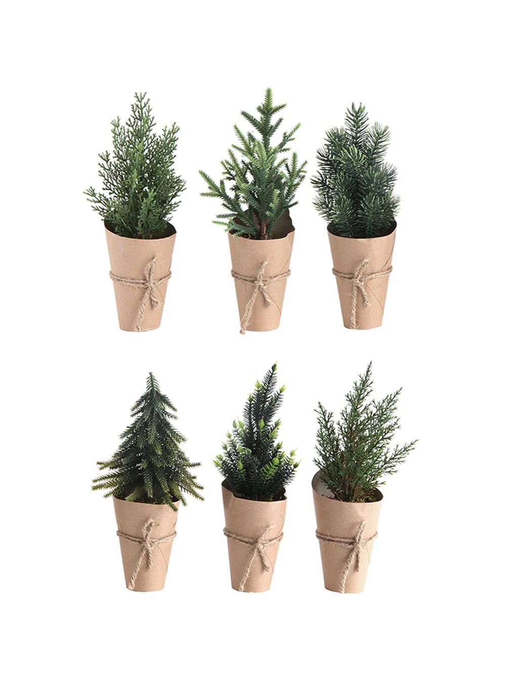 Potted Winter Greens, Set of 6 | House of Jade Home