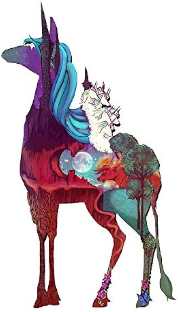 The Last Unicorn Window Truck Car Vinyl Bumper Sticker Decal 5'' x 4'' | Amazon (US)