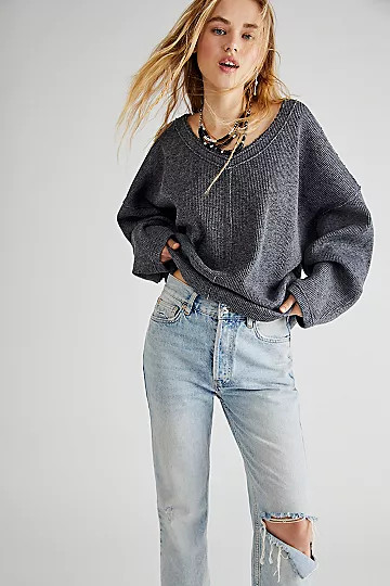 Easy V Sweatshirt | Free People (Global - UK&FR Excluded)