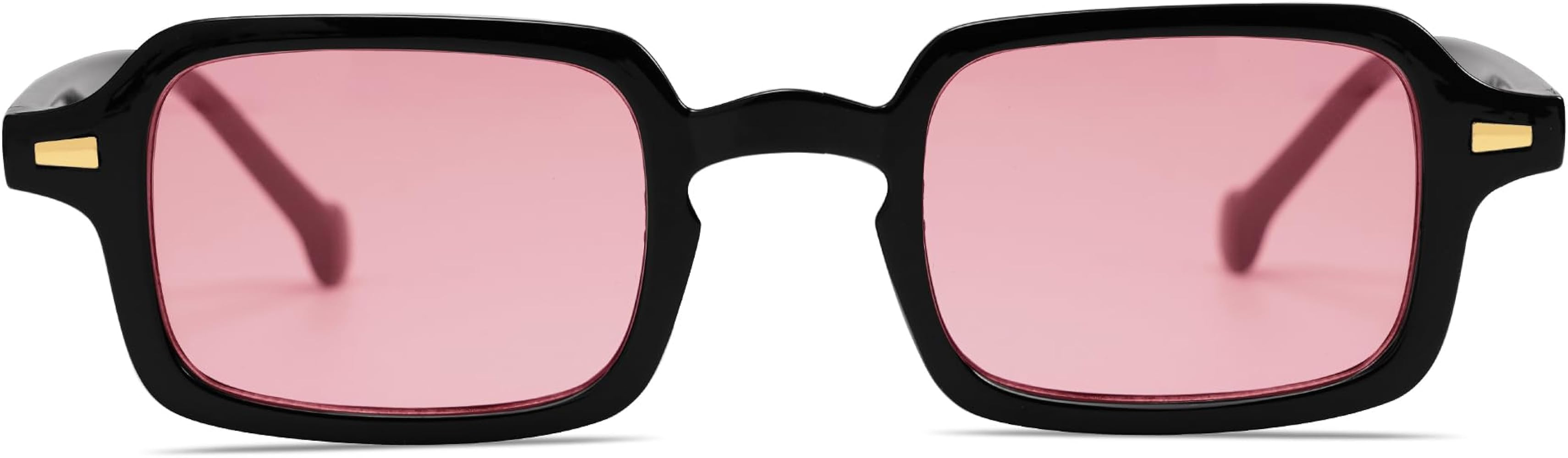 VANLINKER Retro Small Rectangle Sunglasses for Women Men Trendy Square Vintage Shades VL9749 | Amazon (US)