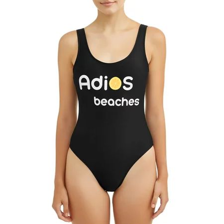 No Boundaries - Juniors' Adios Beaches One Piece Swimsuit - Walmart.com | Walmart (US)