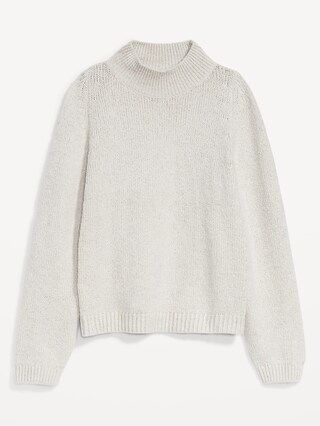 Cozy Mock-Neck Sweater for Women | Old Navy (US)