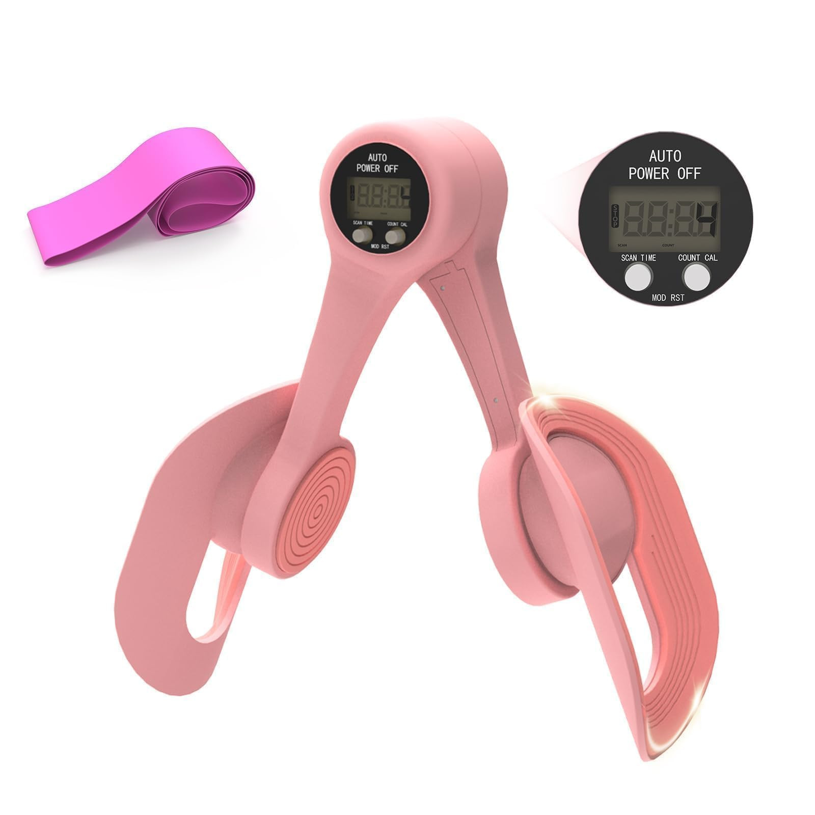 Thigh Trainer, 360°Adjustable Pelvic Floor Muscle Trainer with LED Display, Inner Thigh Exercise... | Amazon (US)