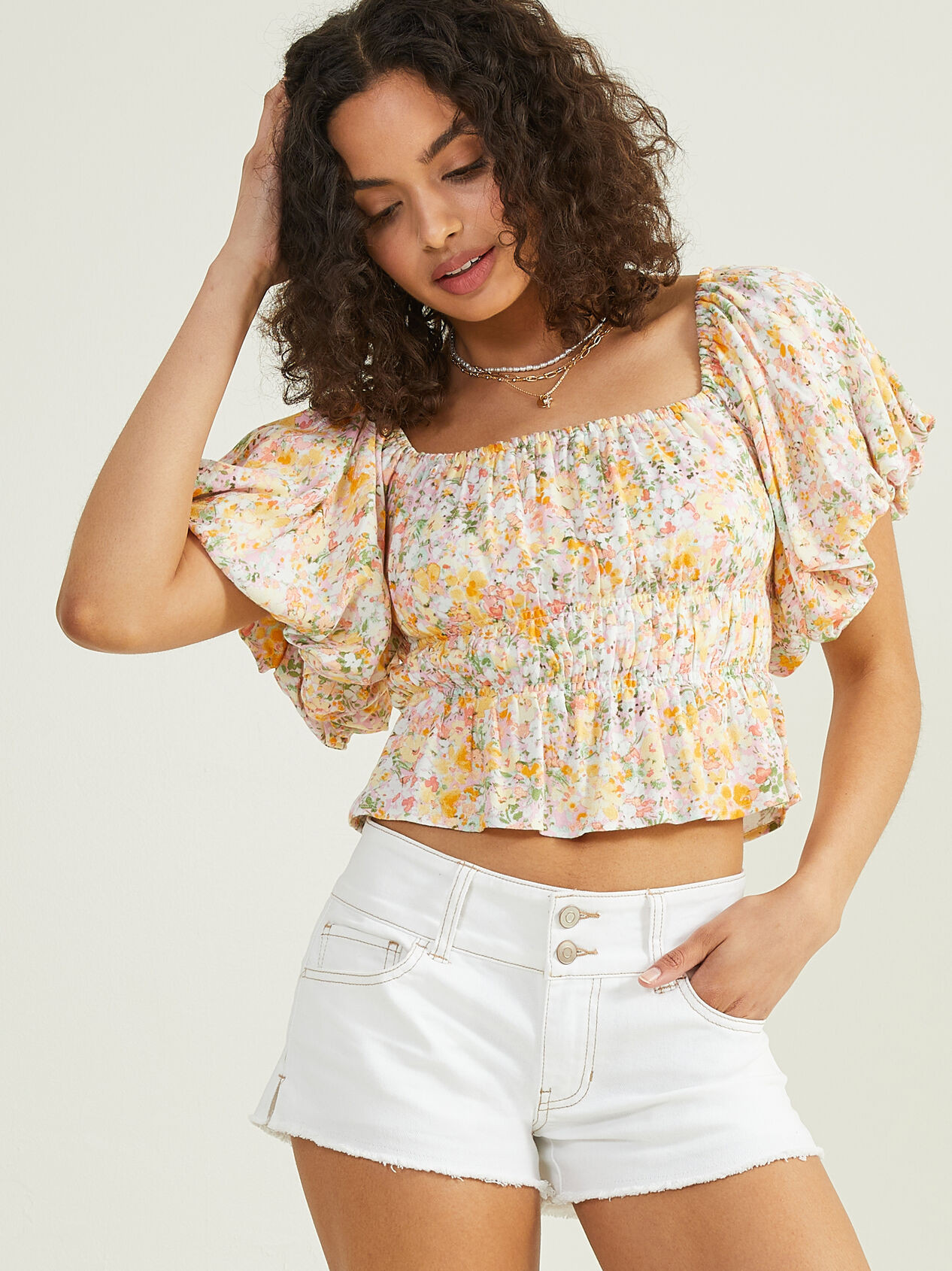 Cass Off Shoulder Top | Altar'd State