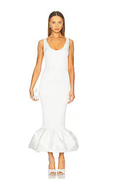 The New Arrivals by Ilkyaz Ozel Pualo Dress in Bianco Latte from Revolve.com | Revolve Clothing (Global)