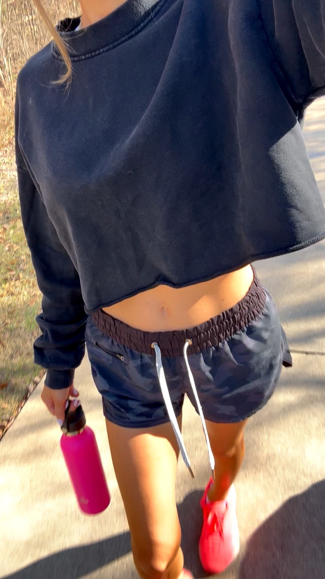 Amazon washed cropped sweatshirt with Vuori running shorts 

#LTKfitnessgoals #LTKFindsUnder100 #LTKFindsUnder50