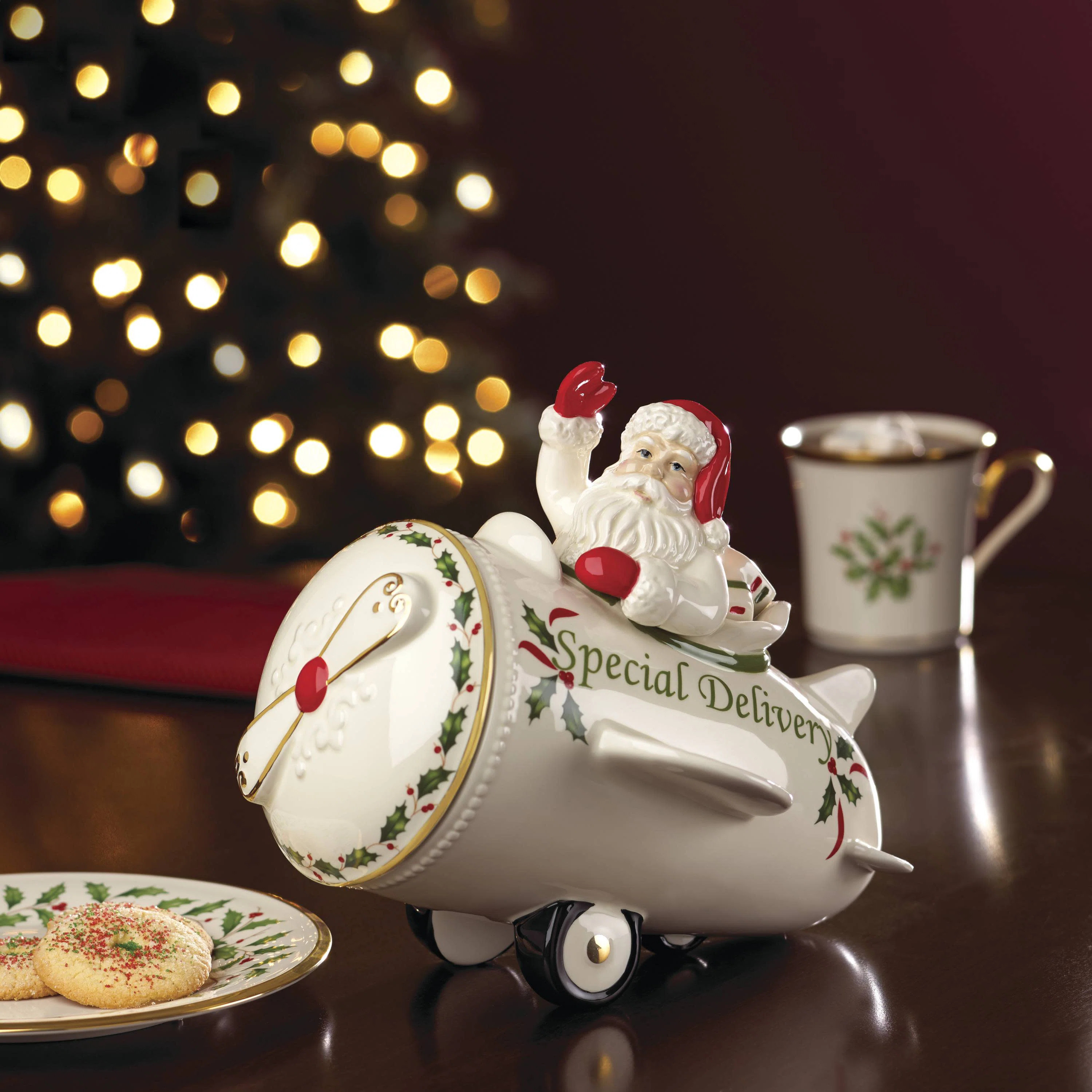 COUNTDOWN T'IL CHRISTMAS Holiday Airplane Cookie Jar | Wayfair North America