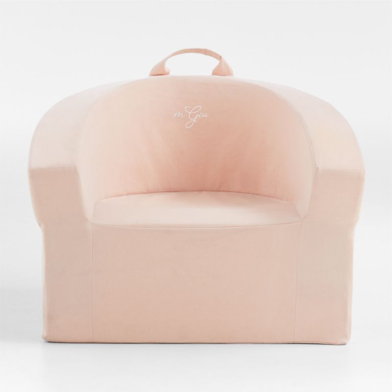 Large Elegant Pink Kids Lounge Barrel Chair + Reviews | Crate & Kids | Crate & Barrel