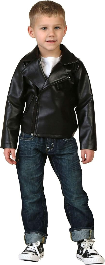 Toddler Grease T-Birds Jacket Costume Child Thunderbirds Greaser Jacket | Amazon (US)