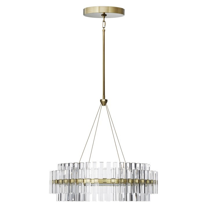 Phoebe Round LED Crystal Chandelier | Williams-Sonoma