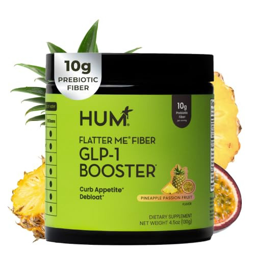 HUM Flatter Me Fiber Pineapple Passion Fruit Fiber Powder, 10 Servings | Amazon (US)