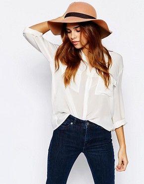 Warehouse Floppy Brim Hat - Camel | ASOS US