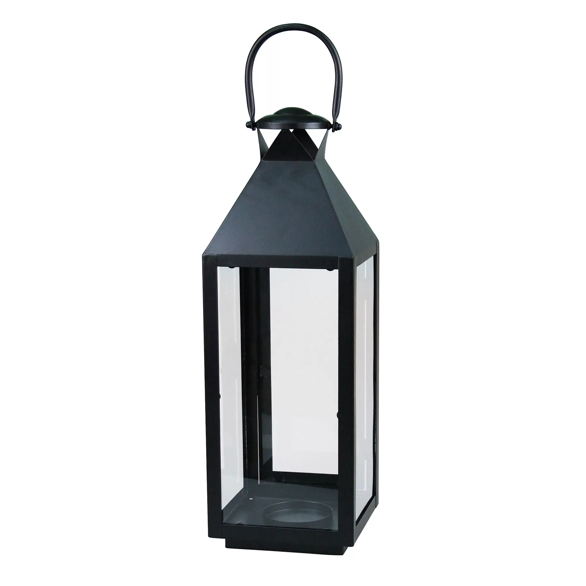 Destination Summer Outdoor Metal Lantern in Black | Bed Bath & Beyond | Bed Bath & Beyond