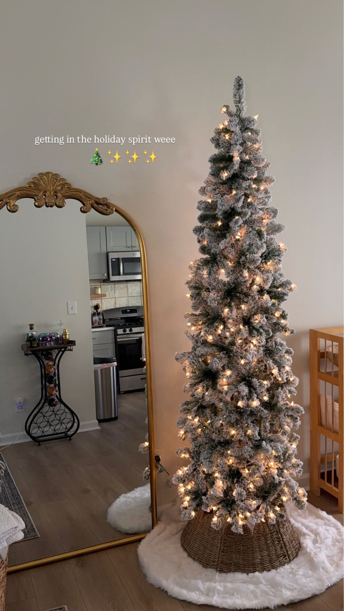 The Christmas pencil tree I bought this year! I love the flocked look even without ornaments 🎄 small & perfect for just the two of us

#LTKHoliday #LTKCyberWeek #LTKSeasonal