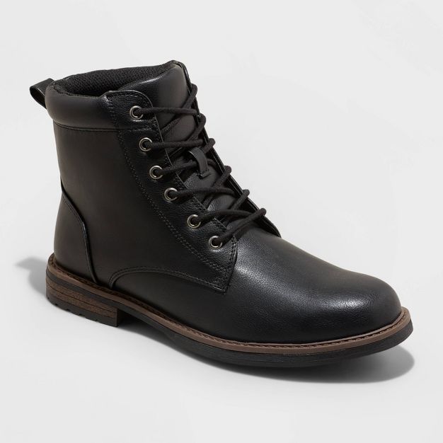 Men's Jeffrey Lug Combat Boots - Goodfellow & Co™ | Target