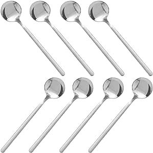 Pack of 8, Stainless Steel Espresso Spoons, findTop Mini Teaspoons Set for Coffee British Tea Des... | Amazon (US)