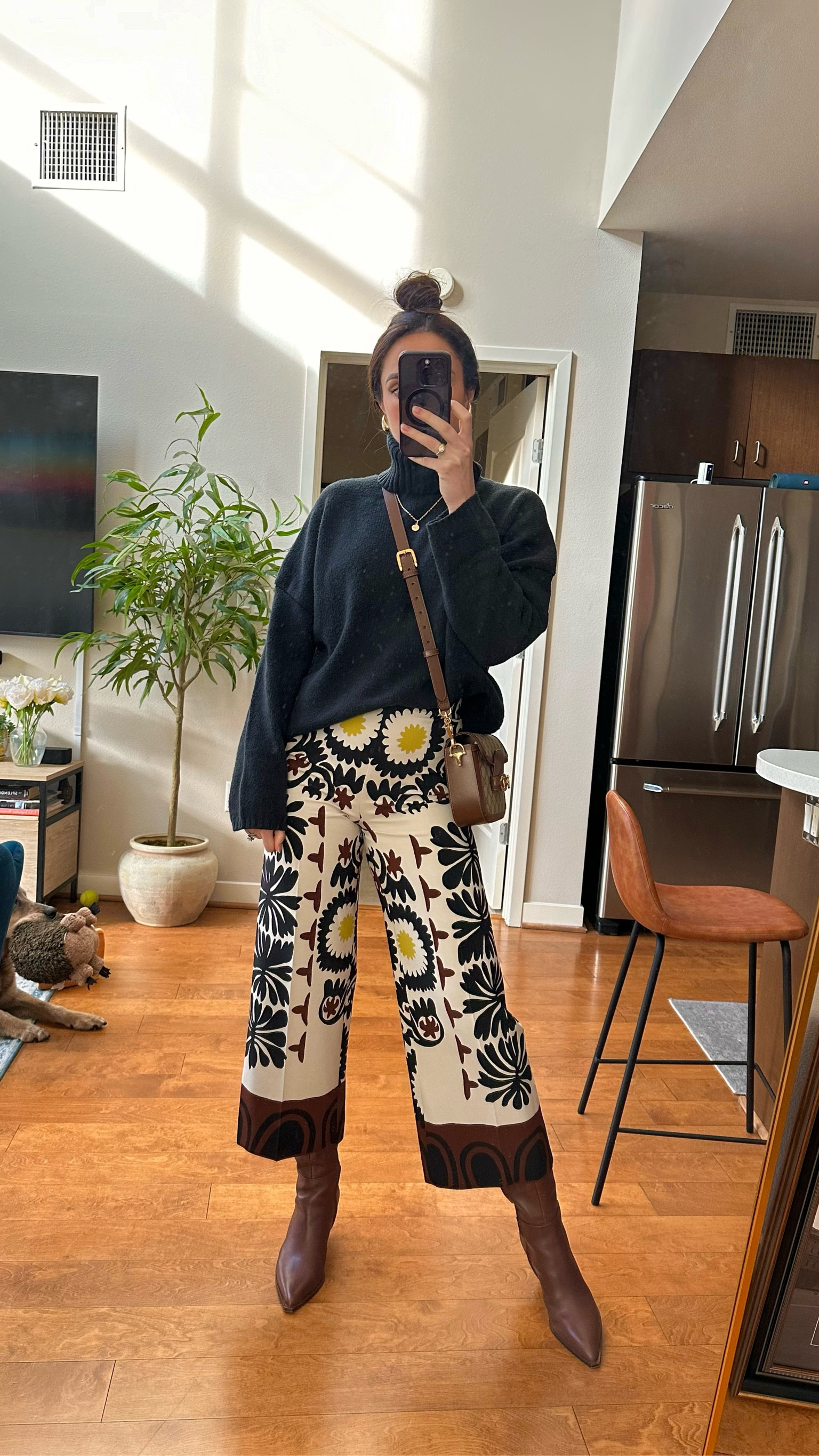 gucci heel pants