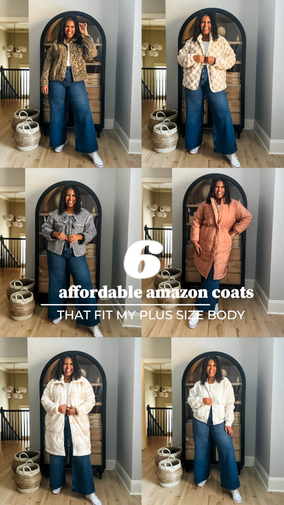 6 Amazon Coats that fit my plus size body. I’m wearing xxl in all but long puffer, which is a 2x.



#LTKPlusSize #LTKFindsUnder50 #LTKGiftGuide