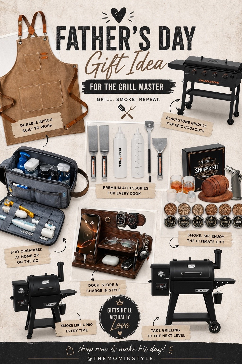 Father’s Day gift ideas for the man who loves to grill and be out on the smoker Amazon fines ￼￼

#LTKMens #LTKOver40