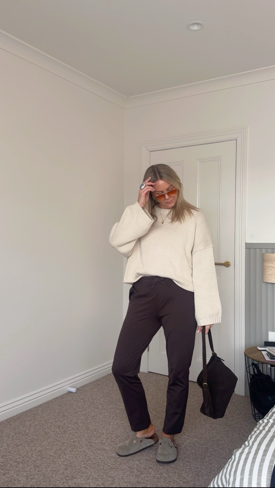 Casual Sundays in anything but activewear. I’m in a medium in the pants and knit x

#LTKaustralia #LTKstyletip #LTKautumn