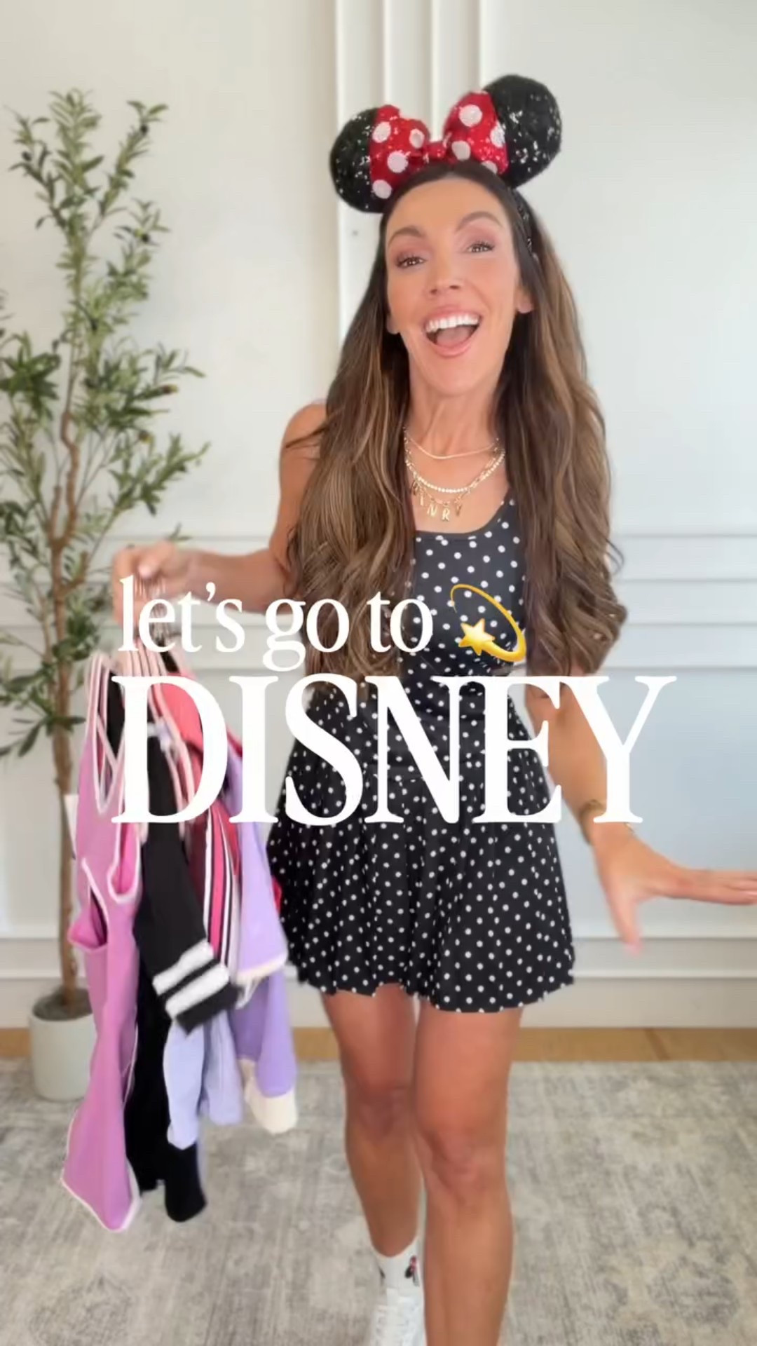 DISNEY OUTFITS I LOVE ❤️ and have personally curated to last all day with toddlers while looking adorable at the happiest place on earth if you are planning a trip soon or even this summer, these are my go to looks and these SHOES are a must! 

Comment DISNEY & I’ll send over the links for all my looks and packing list! Or click the link in my bio and shop directly from the photo! 

Comfortable walking shoes, disney character socks, disney ears with matching athletic dresses with built in shorts that flatter the waist, athletic sets with built in bras and comfortable fabrics, and the best sports bras to give support all day. 

#amazon #amazonfashion #amazonfinds #disney #disneyoutfit spring break disney vacation mom life disney trip disney essentials