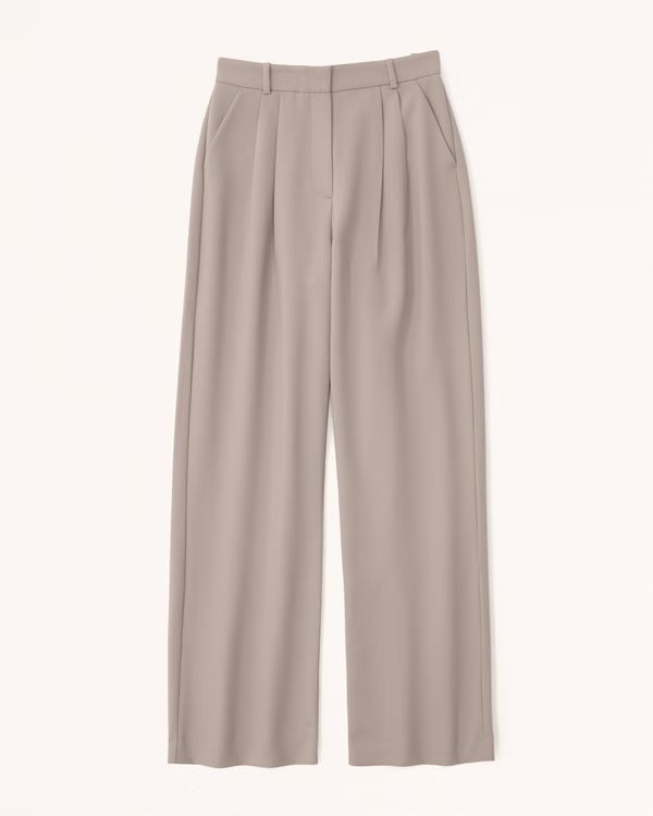 Women's Curve Love A&F Sloane Tailored Pant | Women's Clearance | Abercrombie.com | Abercrombie & Fitch (US)