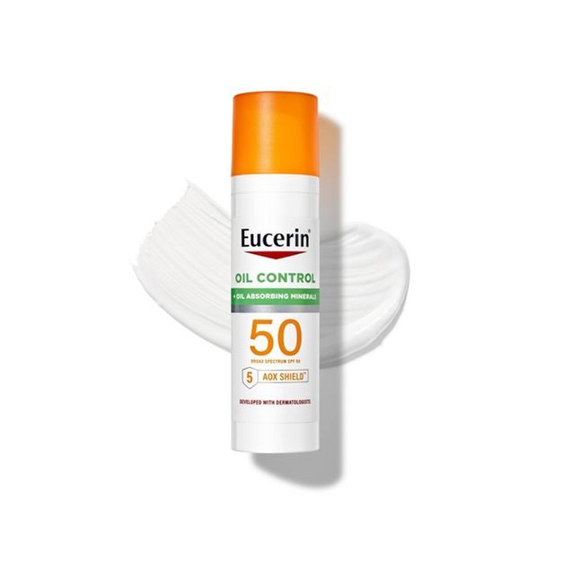 Eucerin Face Oil Control Sunscreen Lotion - SPF 50 - 2.5 fl oz | Target
